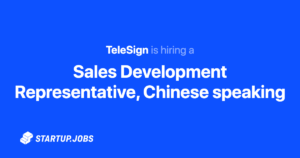 Sales Development Representative – (Mandarin Speaking) 